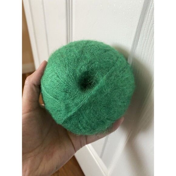 3 Skeins Kid Mohair Green 150g #400 - Picture 2 of 3